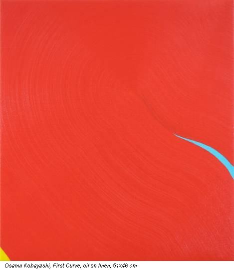 Osamu Kobayashi, First Curve, oil on linen, 51x46 cm