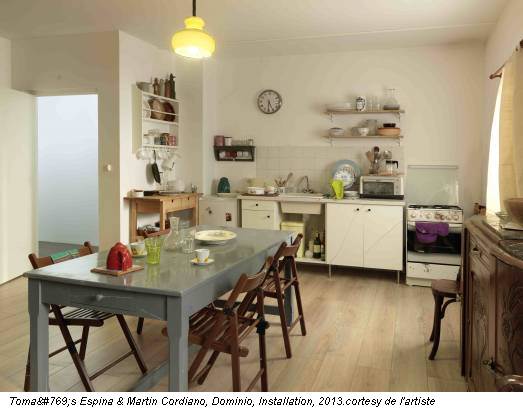 Tomás Espina & Martin Cordiano, Dominio, Installation, 2013.cortesy de l'artiste