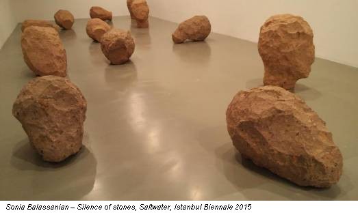 Sonia Balassanian – Silence of stones, Saltwater, Istanbul Biennale 2015