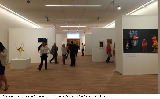 Lac Lugano, vista della mostra Orizzonte Nord Sud, foto Mauro Mariani