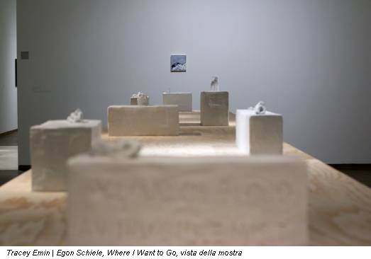 Tracey Emin | Egon Schiele, Where I Want to Go, vista della mostra