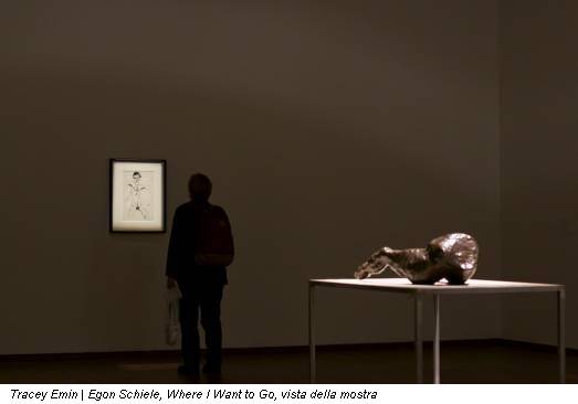 Tracey Emin | Egon Schiele, Where I Want to Go, vista della mostra