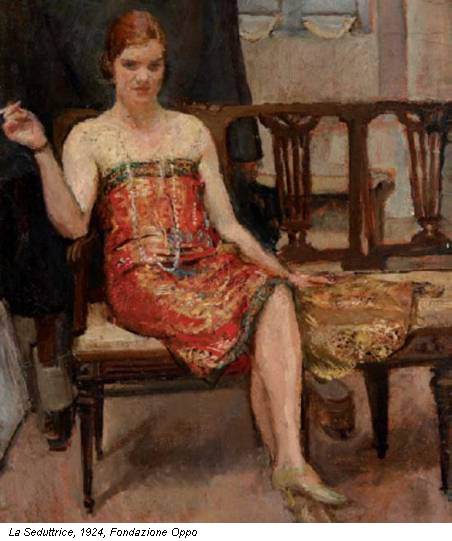 La Seduttrice, 1924, Fondazione Oppo
