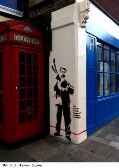 Bambi, Ai Weiwei, Londra