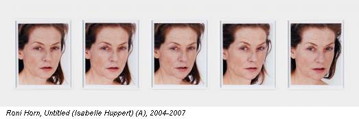 Roni Horn, Untitled (Isabelle Huppert) (A), 2004-2007