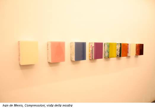 Ivan de Menis, Compressioni, vista della mostra
