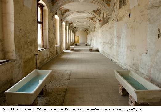 Gian Maria Tosatti, 4_Ritorno a casa, 2015, installazione ambientale, site specific, dettaglio