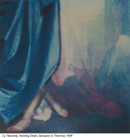 Cy Twombly, Painting Detail, Bassano in Teverina, 1985