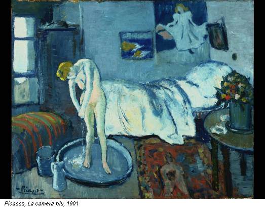 Picasso, La camera blu, 1901