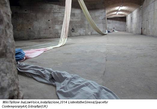 Miki Tallone In a Low Voice, installazione, 2014 Listen to the Sirens | Space for Contemporary Art, Gibraltar (UK)