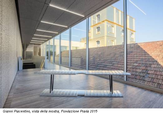 Gianni Piacentino, vista della mostra, Fondazione Prada 2015