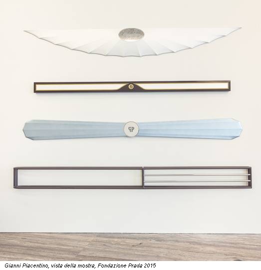 Gianni Piacentino, vista della mostra, Fondazione Prada 2015