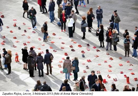 Zapatos Rojos, Lecce, 3 febbraio 2013 (foto di Anna Maria Cherubini)