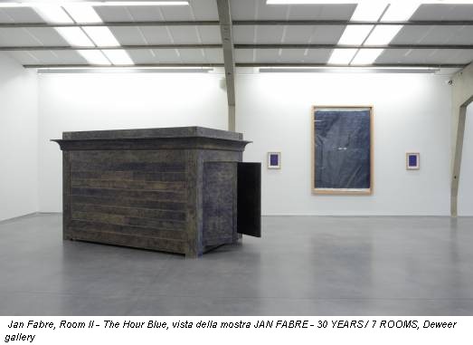 Jan Fabre, Room II - The Hour Blue, vista della mostra JAN FABRE - 30 YEARS / 7 ROOMS, Deweer gallery