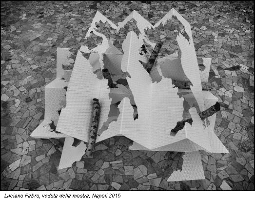 Luciano Fabro, veduta della mostra, Napoli 2015