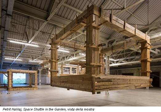 Petrit Halilaj, Space Shuttle in the Garden, vista della mostra