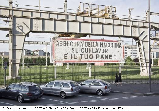 Fabrizio Bellomo, ABBI CURA DELLA MACCHINA SU CUI LAVORI È IL TUO PANE!