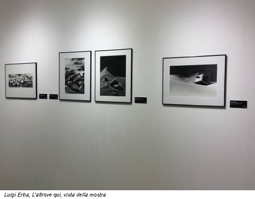Luigi Erba, L'altrove qui, vista della mostra