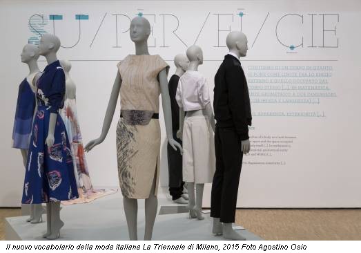 Il nuovo vocabolario della moda italiana La Triennale di Milano, 2015 Foto Agostino Osio
