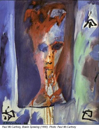 Paul McCartney, Bowie Spewing (1990). Photo: Paul McCartney