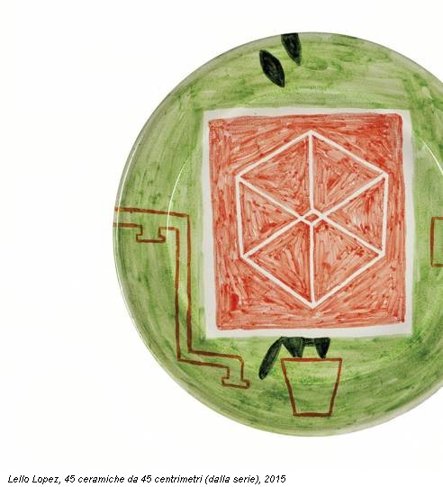 Lello Lopez, 45 ceramiche da 45 centrimetri (dalla serie), 2015