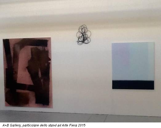 A+B Gallery, particolare dello stand ad Arte Fiera 2015