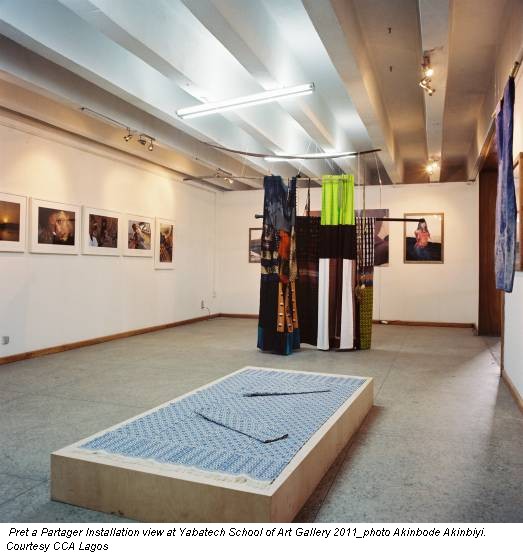 Pret a Partager Installation view at Yabatech School of Art Gallery 2011_photo Akinbode Akinbiyi. Courtesy CCA Lagos