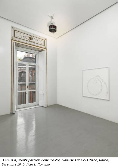 Anri Sala, veduta parziale della mostra, Galleria Alfonso Artiaco, Napoli, Dicembre 2015. Foto L. Romano