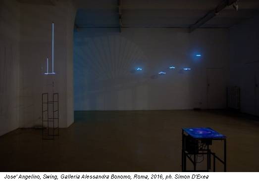 Jose' Angelino, Swing, Galleria Alessandra Bonomo, Roma, 2016, ph. Simon D'Exea