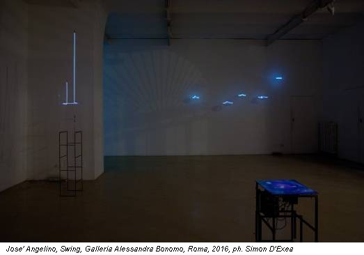 Jose' Angelino, Swing, Galleria Alessandra Bonomo, Roma, 2016, ph. Simon D'Exea