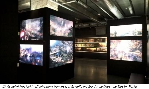 L'Arte nei videogiochi - L'ispirazione francese, vista della mostra, Art Ludique - Le Musée, Parigi