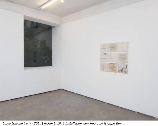Luisa Gardini 1965 - 2015 | Room 1, 2016 Installation view Photo by Giorgio Benni