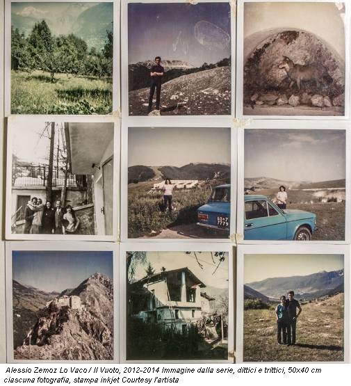 Alessio Zemoz Lo Vaco / Il Vuoto, 2012-2014 Immagine dalla serie, dittici e trittici, 50x40 cm ciascuna fotografia, stampa inkjet Courtesy l'artista