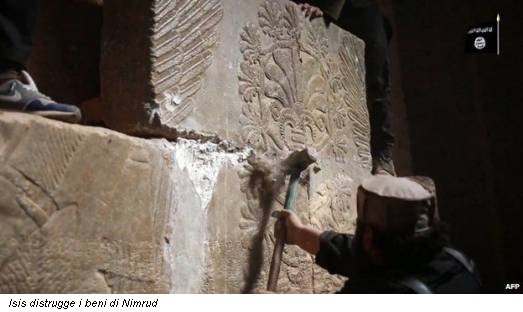 Isis distrugge i beni di Nimrud