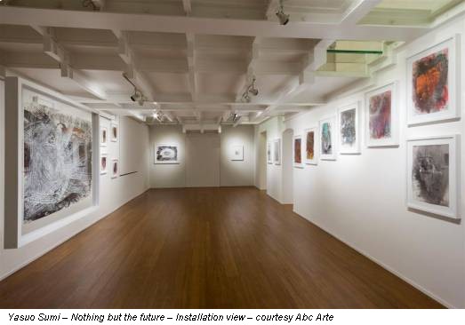 Yasuo Sumi – Nothing but the future – Installation view – courtesy Abc Arte