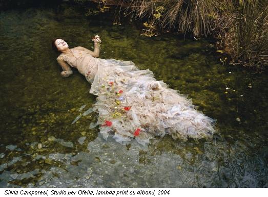 Silvia Camporesi, Studio per Ofelia, lambda print su dibond, 2004