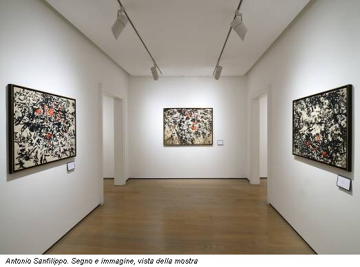 Antonio Sanfilippo. Segno e immagine, vista della mostra