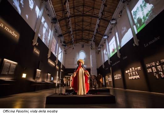 Officina Pasolini, vista della mostra