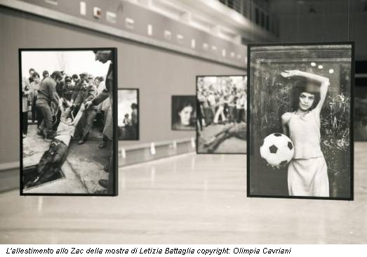 L'allestimento allo Zac della mostra di Letizia Battaglia copyright: Olimpia Cavriani
