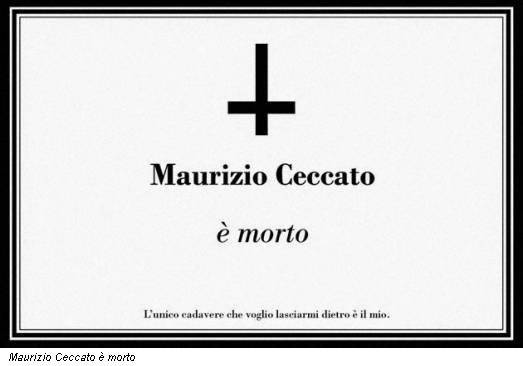 Maurizio Ceccato è morto
