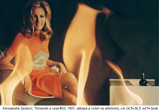 Alessandra Spranzi, Tornando a casa #20, 1997, stampa a colori su alluminio, cm.24,5x36,5, ed.5+2pda