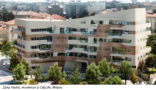 Zaha Hadid, residenze a CityLife, Milano