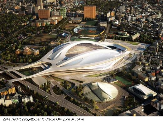 Zaha Hadid, progetto per lo Stadio Olimpico di Tokyo