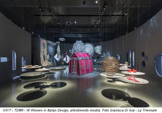 XX1T - TDM9 - W Women in Italian Design, allestimento mostra. Foto Gianluca Di Ioia - La Triennale