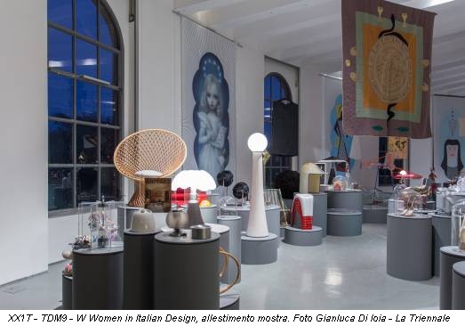 XX1T - TDM9 - W Women in Italian Design, allestimento mostra. Foto Gianluca Di Ioia - La Triennale