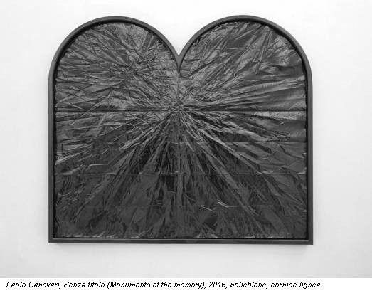 Paolo Canevari, Senza titolo (Monuments of the memory), 2016, polietilene, cornice lignea