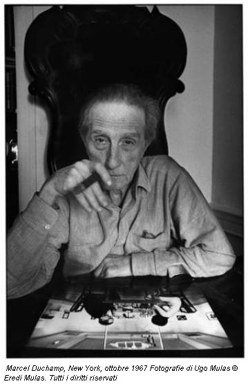 Marcel Duchamp, New York, ottobre 1967 Fotografie di Ugo Mulas © Eredi Mulas. Tutti i diritti riservati