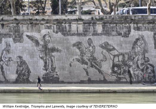 William Kentridge, Triumphs and Laments, Image courtesy of TEVERETERNO