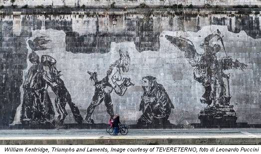 William Kentridge, Triumphs and Laments, Image courtesy of TEVERETERNO, foto di Leonardo Puccini