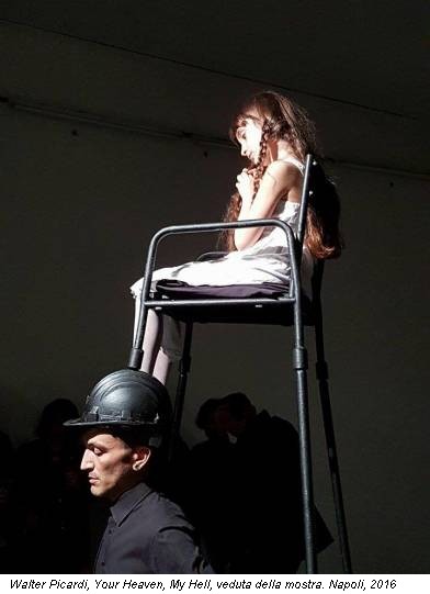 Walter Picardi, Your Heaven, My Hell, veduta della mostra. Napoli, 2016